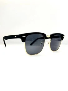 Gafas de moda para hombre para protección del sol en verano, perfectas para actividades al aire libre y como regalo casual para amigo - Dorado - Ver 2