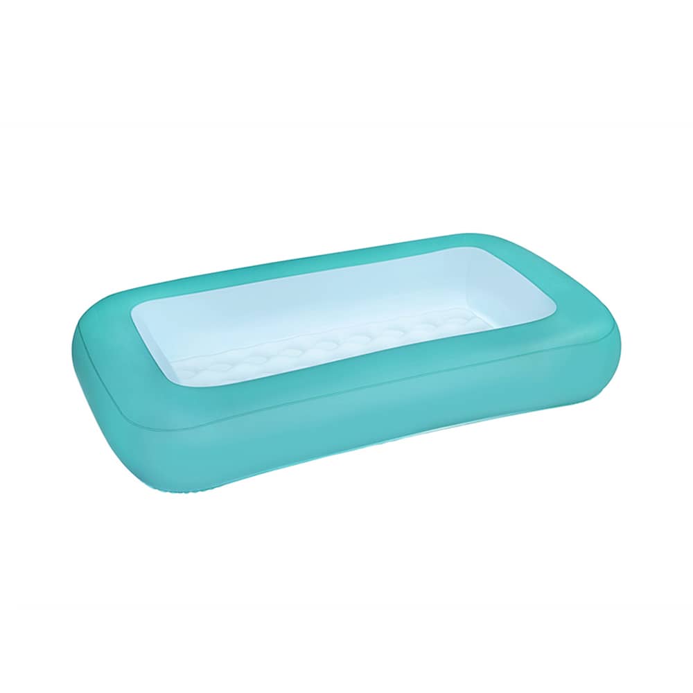Piscina Hinchable Alberca Inflable Infantil Rectangular Verde Aqua Piscina Inflable Para Niños y Niñas - verde menta - Ver 1