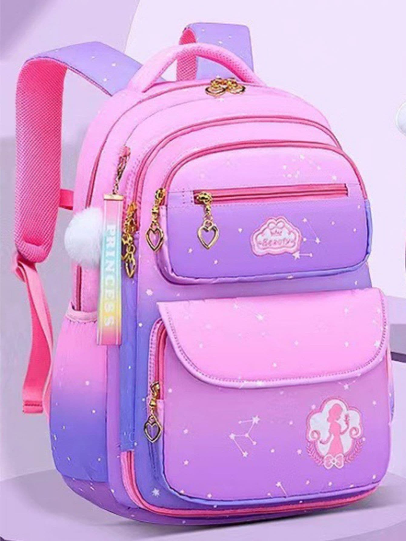 Women Functional Backpacks - 淺灰紫 - 查看 1