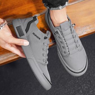 男士休閒運動鞋,透氣薄冰絲帆布鞋