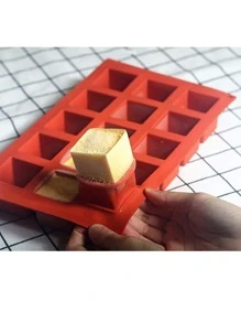 Silicone Mold Mini Cubes 3x3x3cm 15 Cavities - White - View 1