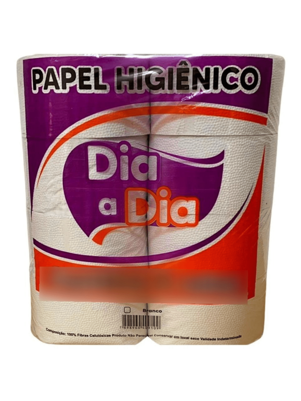 Papel higienico rolão institucional branco 200 metros