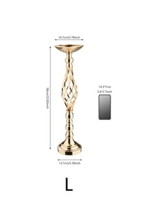 1pc/set Multi-functional Metal Flower Arrangement Stand & Pillar Candlestick Set For Wedding Party Dinner Center Decoration, Event, Restaurant, Hotel Decoration