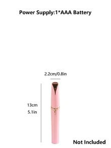 男士鼻毛修剪器,電動鼻毛耳毛修剪器,臉部毛髮去除器,適用於眉毛、頸線、鼻毛和耳毛,精密修剪 - 粉色 - 查看 6