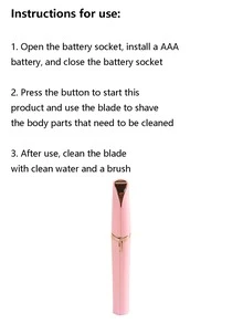 男士鼻毛修剪器,電動鼻毛耳毛修剪器,臉部毛髮去除器,適用於眉毛、頸線、鼻毛和耳毛,精密修剪 - 粉色 - 查看 4