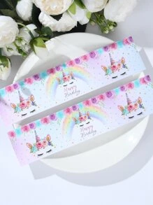 24 件粉色独角兽主题瓶贴、粉色独角兽生日节日派对瓶包装礼品贴纸、派对装饰派对回礼、生日礼物生日装饰贴纸包装标签、粉色独角兽派对装饰、宝贝淋浴装饰返校情人节