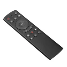 1 Pieza Control Remoto Inalámbrico 2.4g Con Función De Giroscopio Y Voz, Compatible Con Caja De Tv / Tableta / Pc - Negro - Ver 3
