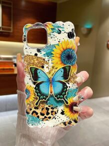 蝴蝶樣式手機外殼 - 彩色 - 查看 3