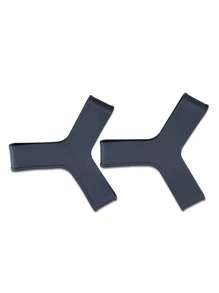 1 par de silicona alta elasticidad tacón con tira para prevención tacón con descendente - Negro - Ver 4