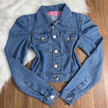 Women Denim Jackets & Coats - 藍色 - 查看 1