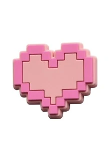 Cute Pink Pvc Rubber Garden Shoe Decoration Buckle For Diy, Bracelet And Accessories - Baby Pink - View 4