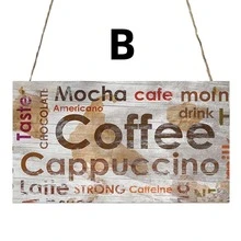 1pc Wooden Coffee Design Signboard, Gift For Coffee Shop Decoration In Kitchen - Multicolor - View 2
