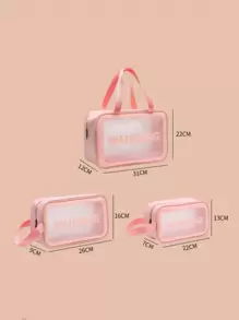 Toiletry Bags - Hồng - Xem 2