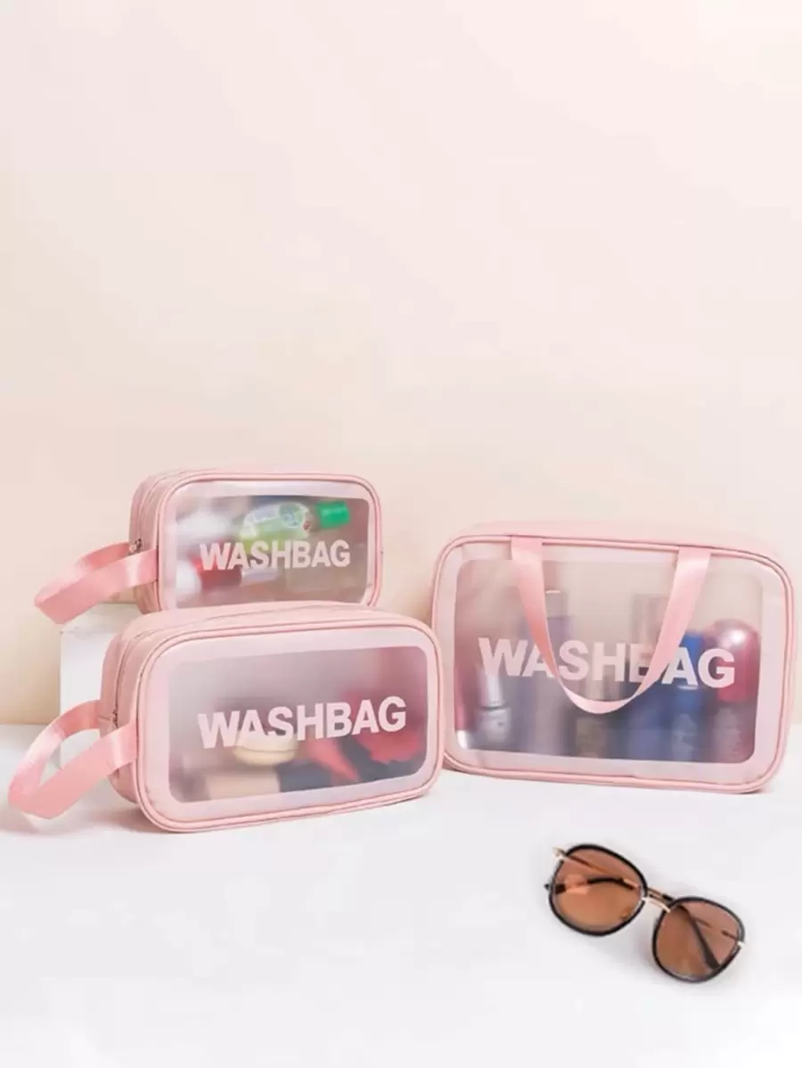 Toiletry Bags - Hồng - Xem 1