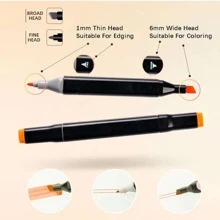 酒精彩色記號筆套裝顏色、藝術岩畫、復活節彩蛋、萬聖節南瓜、卡片製作、金屬、陶瓷、酒杯 - 彩色 - 查看 2