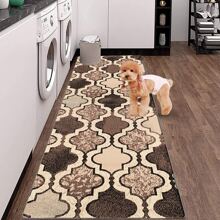Boho Đau khổ Hiện đại Chống trượt Nhà  Đệm Nhà bếp Hoạt hình Mềm mại Thảm Tắm Dài Dải Sự hấp thụ Thảm chùi chân Lối vào Ban công Khách sạn Phòng khách Tấm thảm ( ) - màu nâu - Xem 8
