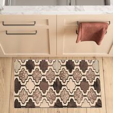 Boho Đau khổ Hiện đại Chống trượt Nhà  Đệm Nhà bếp Hoạt hình Mềm mại Thảm Tắm Dài Dải Sự hấp thụ Thảm chùi chân Lối vào Ban công Khách sạn Phòng khách Tấm thảm ( ) - màu nâu - Xem 7