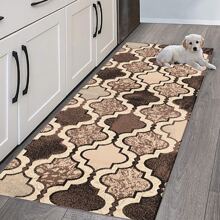 Boho Đau khổ Hiện đại Chống trượt Nhà  Đệm Nhà bếp Hoạt hình Mềm mại Thảm Tắm Dài Dải Sự hấp thụ Thảm chùi chân Lối vào Ban công Khách sạn Phòng khách Tấm thảm ( ) - màu nâu - Xem 6