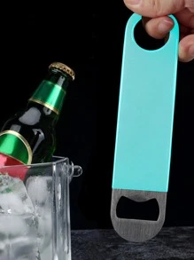 1 件不锈钢啤酒开瓶器，带塑料涂层，创意多功能苏打水和啤酒开瓶器，适合户外、露营、送给父亲的礼物 - 粉色 - 查看 4