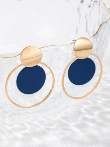 imoli Round Drop Earrings