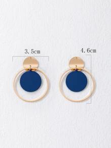 imoli Round Drop Earrings
