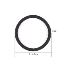 100 peças/pacote Elásticos de Cabelo Versáteis de Uso Diário com 4mm de Espessura, Casual, Academia, Suporte de Rabo de Cavalo, Elásticos de Cabelo, Scrunchies, Corda de Cabelo Elástica, Bolinhas de Cabelo