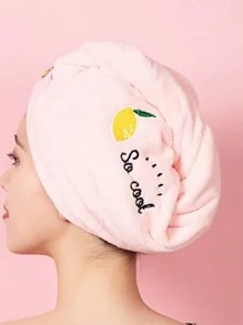 1 件速干超强吸水厚发干燥帽、返校、旅行度假必需品、女士发饰、头发、理发、美发工具、美发产品、护发、旅行、美发用品、美发设备、配件、理发店 - 粉色 - 查看 2