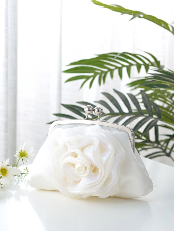 Modische Clutch In Blumenform Mit Druckknopfverschluss