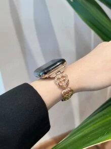 Pulseira de relógio inteligente - Rosa ouro - Visão 5