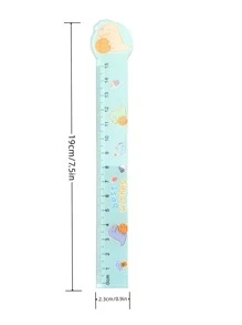 4pcs Cartoon Astronaut Design Ruler For Learning Back To School