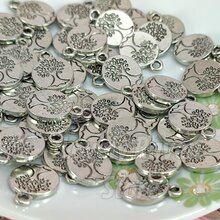 25 piezas separadores dijes colgantes bisuteria llaveros pulseras - Plateado - Ver 2