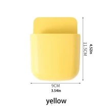 1 Miếng Hộp lưu trữ điều khiển từ xa , Đục lỗ-free Sạc điện thoại Giá đỡ , Gắn trên tường Lưu trữ , Giá đỡ điện thoại Giá đỡ điện thoại Với Keo dán Cho văn phòng Quân nhu Nhà  Hộp đựng Đồ tắm rửa
 , Văn phòng phẩm - Nhiều màu - Xem 10