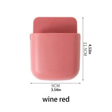 1 Miếng Hộp lưu trữ điều khiển từ xa , Đục lỗ-free Sạc điện thoại Giá đỡ , Gắn trên tường Lưu trữ , Giá đỡ điện thoại Giá đỡ điện thoại Với Keo dán Cho văn phòng Quân nhu Nhà  Hộp đựng Đồ tắm rửa
 , Văn phòng phẩm - Nhiều màu - Xem 7