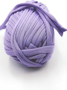 1pc Cloth Line Hand-Woven Diy Bag Toy Shoe Carpet Storage Basket Line - Mauve Purple - View 6