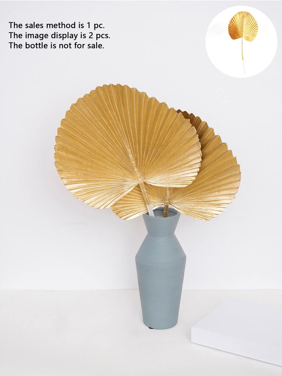 1 Nhân Tạo Lá Vàng Nhựa Lá Giả Trang Trí Nhà Cửa - Vàng - Xem 1