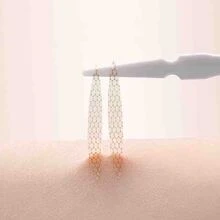 Lace Mesh Double Eyelid Tape, Natural & Invisible When Watered & Skin-colored, 1200 Pcs - Nude - View 2