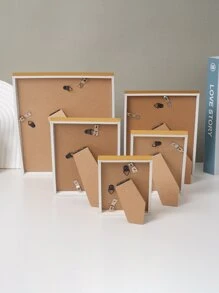 金色WPC簡約風格相框包括照片紙,可牆或者放置桌子,合適的適用於家庭,臥室,餐廳,客廳