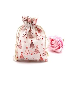 12入組10*14cm聖誕主題糖果禮品袋,金箔包裝袋