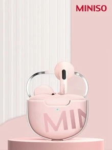 M01無線TWS 5.3版運動耳機降噪遊戲耳機HIFI立體聲低音耳塞式耳機 - 粉色 - 查看 1