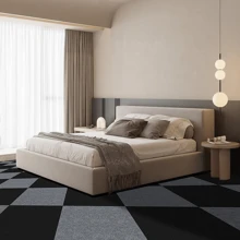 10/20pcs Self-Adhesive Carpet Mats, Carpet Squares, Carpet Peel And Stick Floor Tile, Easy Installation, Non-Slip, Washable, Seamless Appearance - Perfect For Home Furnishings And Indoor Dining Room! - Multicolor - View 5