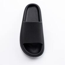 2023 New Release Men's Sports Slides, Non-slip Thick Sole, Suitable For Both Outdoors And Indoors - Black - View 6