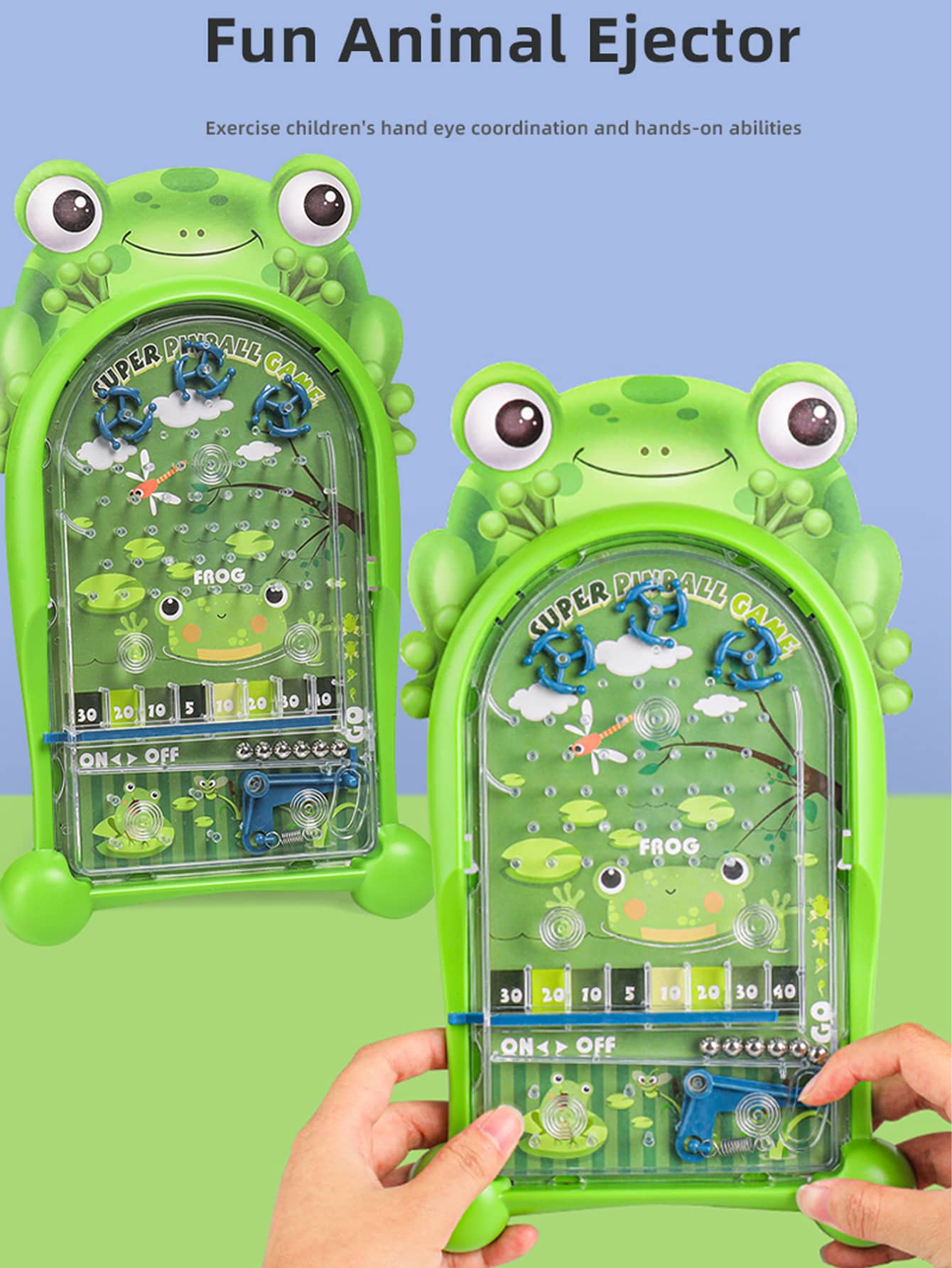 Juego máquina ( con diseño rana ) - Verde - Ver 1
