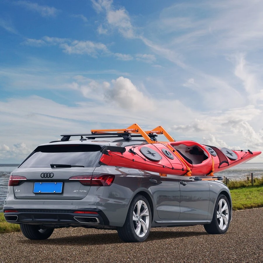 TOOENJOY 20.7''H Universal Lift Roof Rack Car Top Kayak Bike Carrier ...