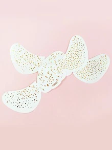 2 cái/bộ Vàng Đốm tàn nhang Chấm Hình xăm tạm thời Hình dán - Vàng - Xem 3