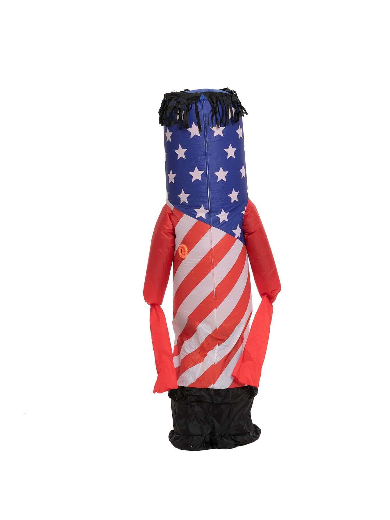 SYNCFUN Inflatable Costumes For Adult American Flag Air Dancer Tube Man ...