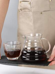 1 件玻璃咖啡壶、适用于手冲咖啡机的标准咖啡服务器、适合锥形滴滤器的壶、透明咖啡壶、咖啡配件（360 毫升/12 盎司、600/20 盎司、800/27 盎司）学校用品返校 - 600毫升/20盎司 - 查看 6