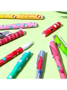 10pcs Mixed Pattern Neutral Pen - Multicolor - View 3