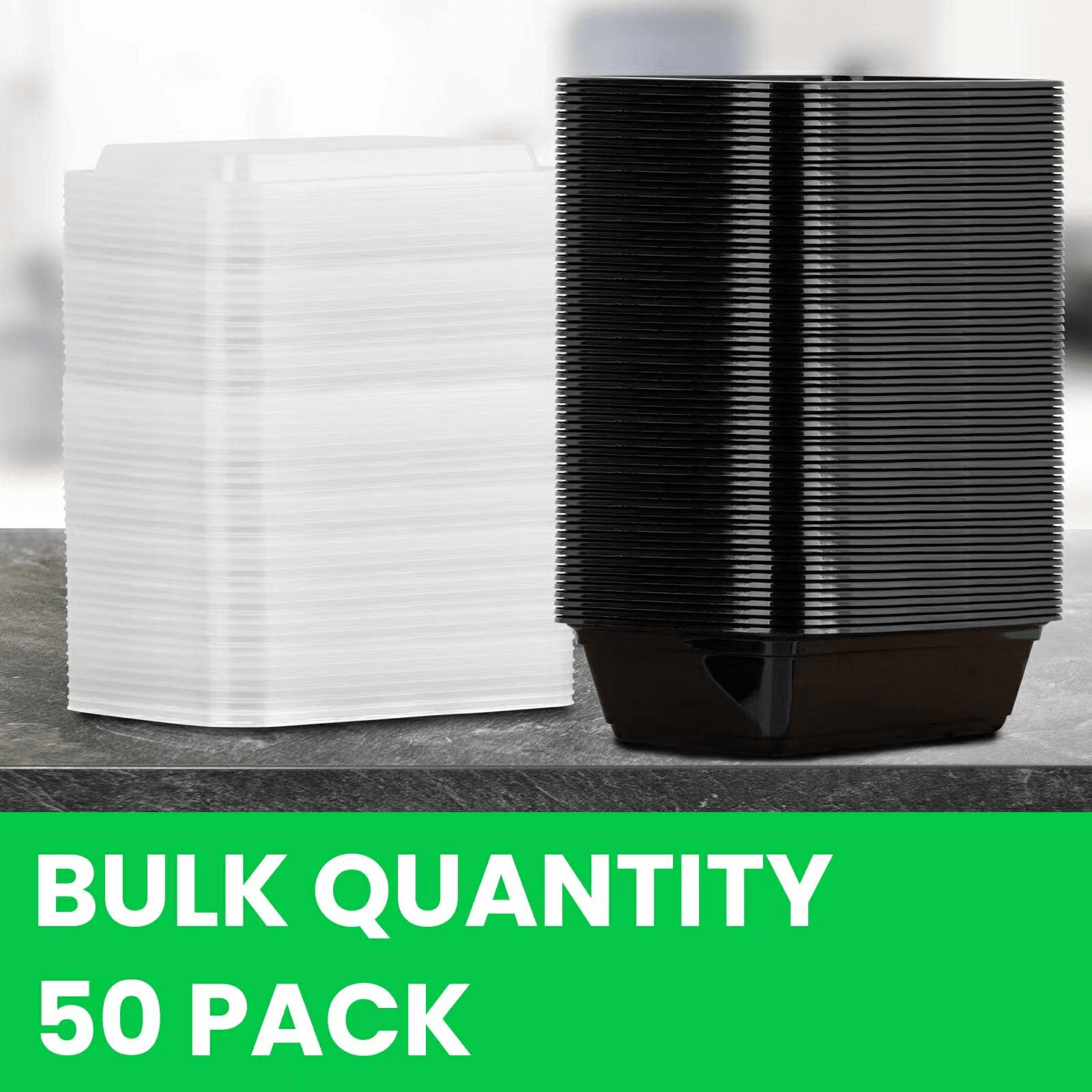 Meal Prep Containers, 50 Pack Extrathick Food Storage Containers with