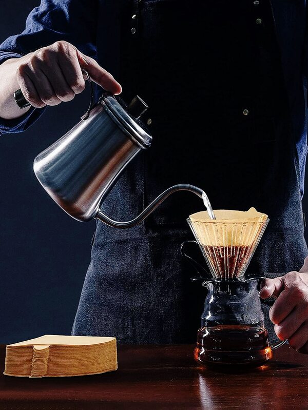 40PCS Disposable coffee filter paper handdraining coffee filter paper