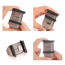 Pestillo de bloqueo de ventana, tope de ventana deslizante, bloqueo de seguridad de ventana para ventana - Marrón - Ver 4